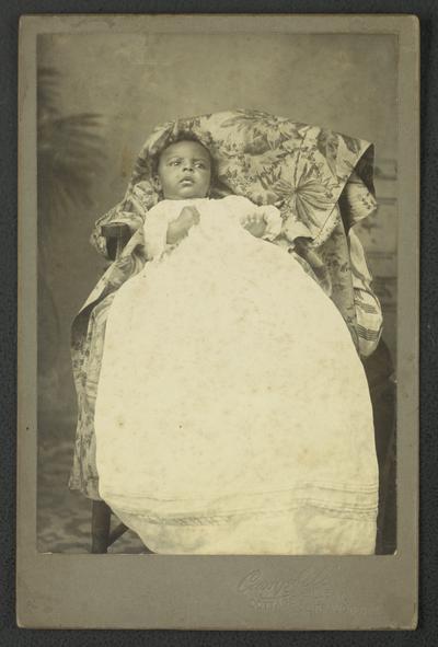 Portrait of an unidentified black infant