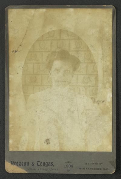 Portrait of an unidentified black woman