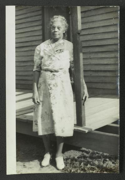 Mother dear down on the farm, photo of Mary Wilson