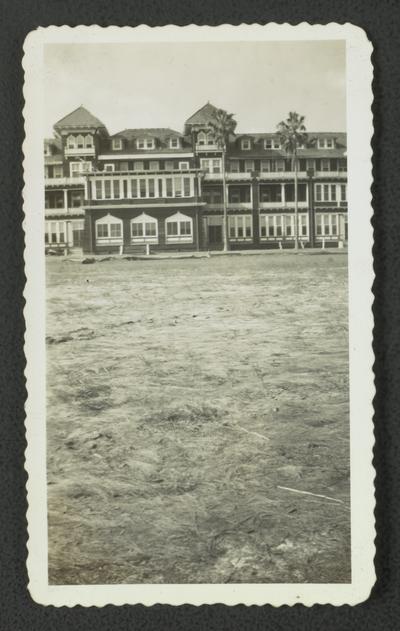 Damage after hurricane in Bay St. Louis, Mississippi