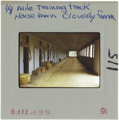 1/8 Mile Training Track Horse Barn Clovelly Farm