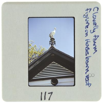 Clovelly Farm figure on Horse barn roof