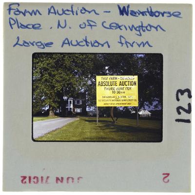 Farm Auction - War Horse Place north of Lexington Large Auction firm