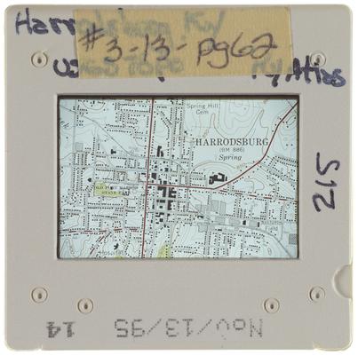 Harrodsburg, Kentucky - USGS Topo. [Topographic map] - Kentucky Atlas