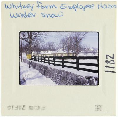 Whitney Farm Employee Houses Winter Snow