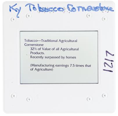 Kentucky Tobacco Cornerstone