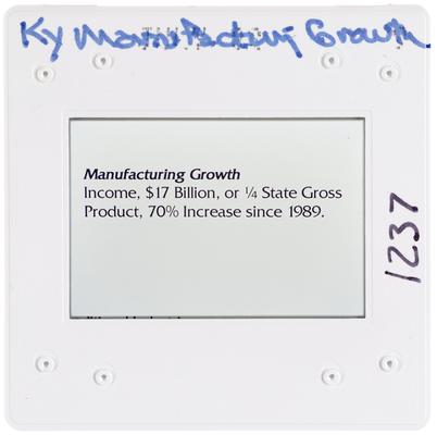 Kentucky Manufactoring Growth