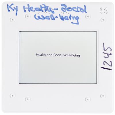 Kentucky Health-Social Well-being