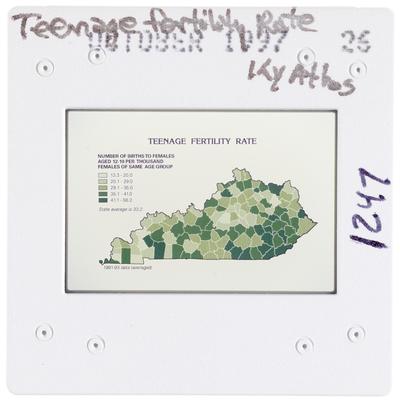 Teenage Fertility Rate Kentucky Atlas