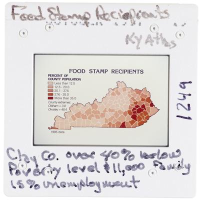 Food Stamp Recipients Kentucky Atlas