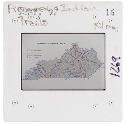 Pioneer and Indian Trails Kentucky Map