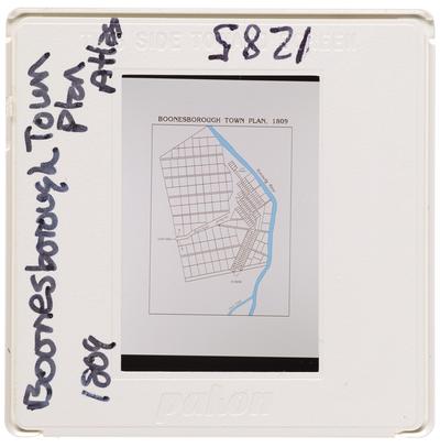 Boonesborough Town Plan Atlas 1809