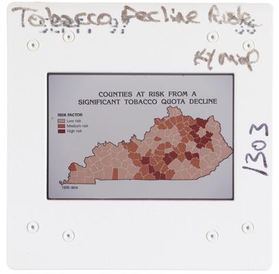 Tobacco Decline Risk Kentucky Map