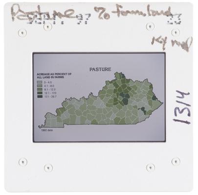 Pasture Kentucky Map