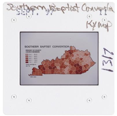 Southern Baptist Convention Kentucky Map