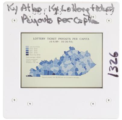 Kentucky Atlas Kentucky Lottery Ticket Payouts per capita