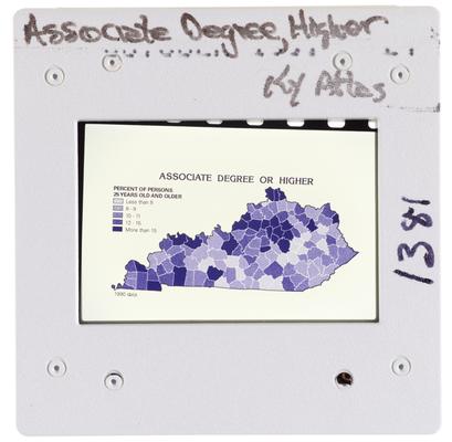 Associate Degree or Higher Kentucky Atlas