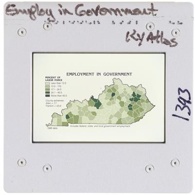 Employ in Government Kentucky Atlas