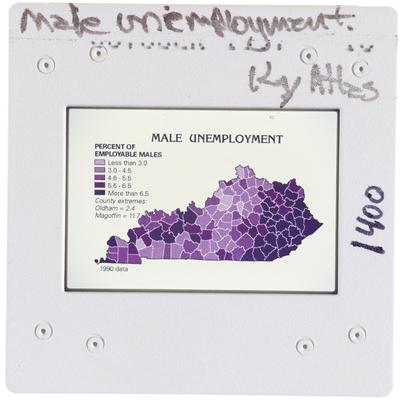 Male Unemployment Kentucky Atlas