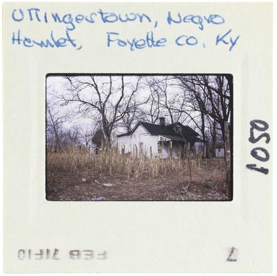 Uttingertown, Negro Hamlet, Fayette County, Kentucky