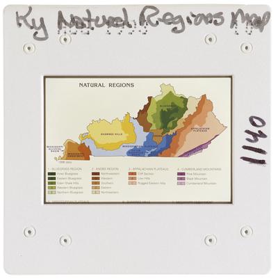 Kentucky Natural Regions Map