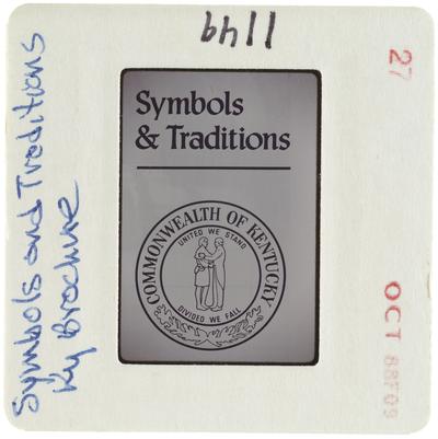 Symbols and Traditions Kentucky Brochure