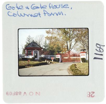 Gate and Gatehouse Calumet Farm