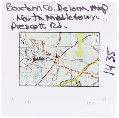 Bourbon County Delorm Map North Middletown Prescott Road