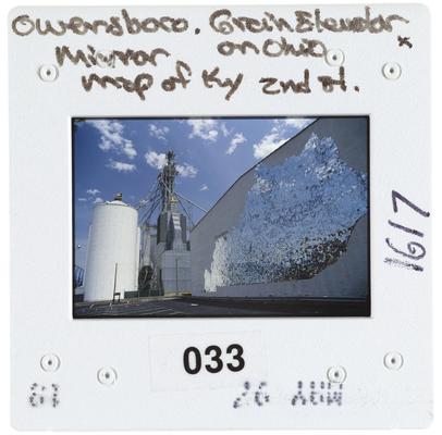 Owensboro - Grain Elevator on Ohio - Mirror Map of Kentucky - 2nd Street