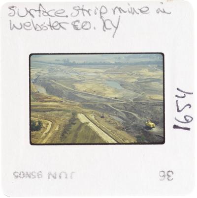 Surface Strip Mine in Webster County, Kentucky