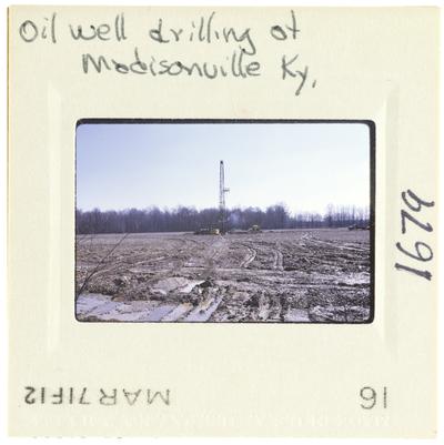 Oil Well Drilling at Madisonville, Kentucky