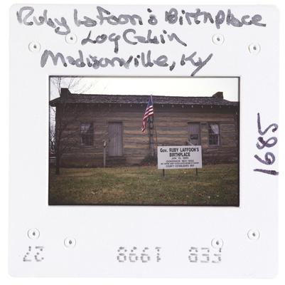 Ruby Laffoon's Birthplace Log Cabin - Madisonville, Kentucky