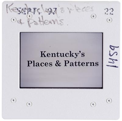 Kentucky's Places and Patterns