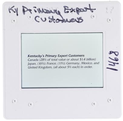 Kentucky Primarty Export Customers