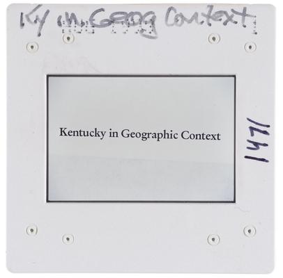 Kentucky in Geography Context