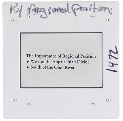 Kentucky Regional Position