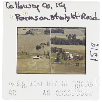 Calloway County, Kentucky - Farms on straight road