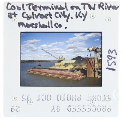 Coal Terminal on Tennessee River at Calvert City, Kentucky - Marshall County