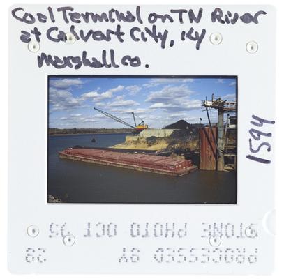 Coal Terminal on Tennessee River at Calvert City, Kentucky - Marshall County