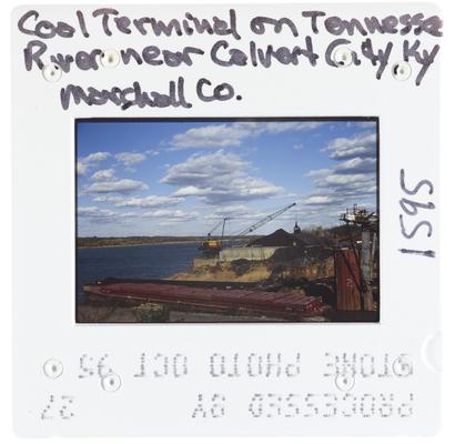 Coal Terminal on Tennessee River at Calvert City, Kentucky - Marshall County