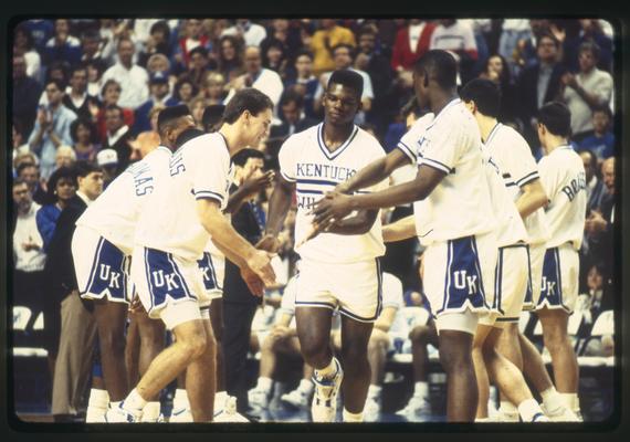 Jamal Mashburn entrance, UK vs. Auburn