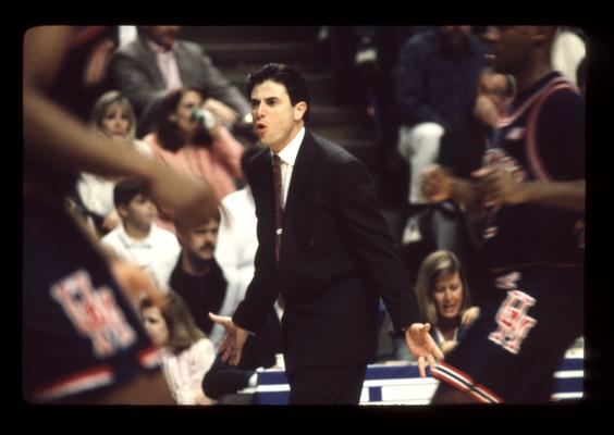 Rick Pitino coaching; UK vs. Ole Miss