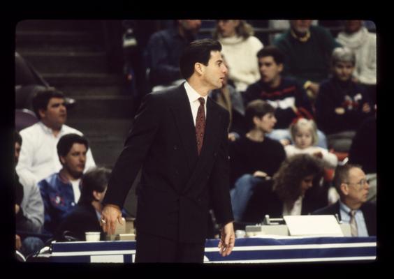 Rick Pitino coaching; UK vs. Ole Miss