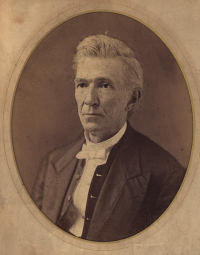 Portrait of an unidentified man