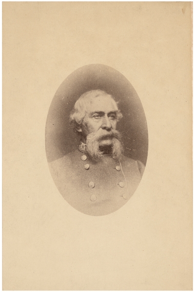 Major General William Preston (1816-1887), C.S.A.; Lexington, Kentucky native; served in the Kentucky State Legislature, in uniform