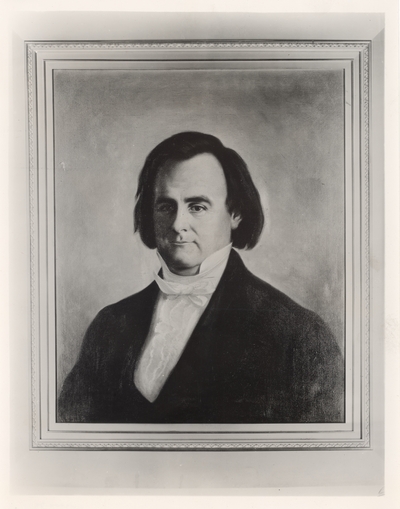 Charles Anderson Wickliffe (1788-1969), Governor of Kentucky, 1839-1940; reproduction of painted portrait