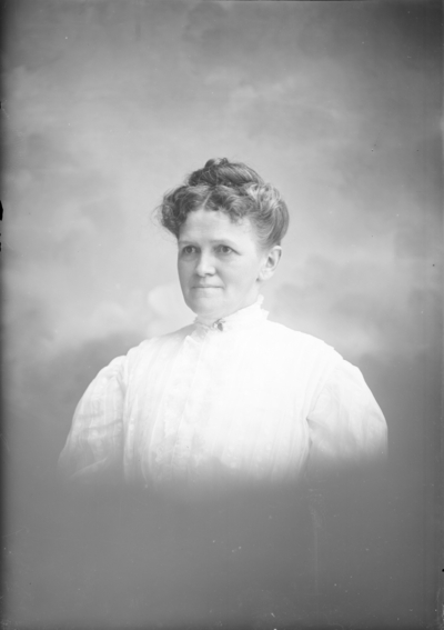 Portrait of a woman identified as 