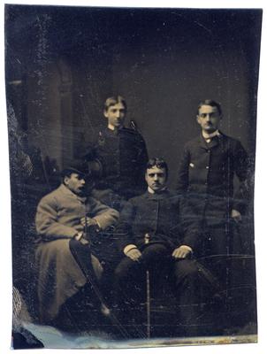 Four unidentified men