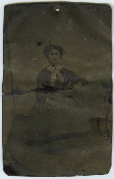 Unidentified female ; photo located loose in album