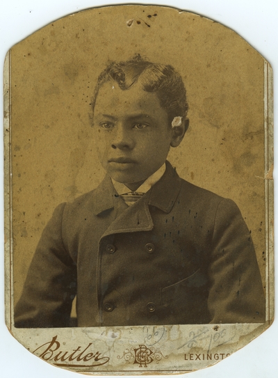 Unidentified African American male child